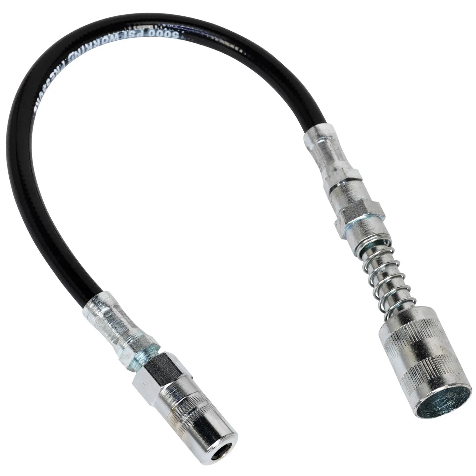 Sealey Grease Gun Flexible Rubber Snap On Extension Hose Quick Release Coupling