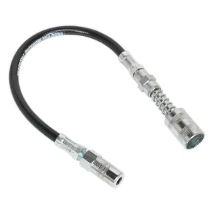 Sealey Grease Gun Flexible Rubber Snap On Extension Hose Quick Release Coupling