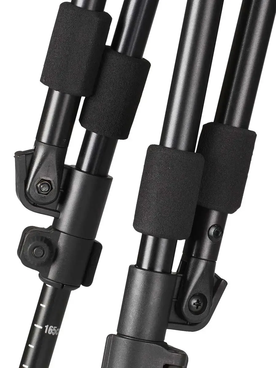 SEELAND Shooting Stick - Lightweight 4 Legged- Aluminium - Black