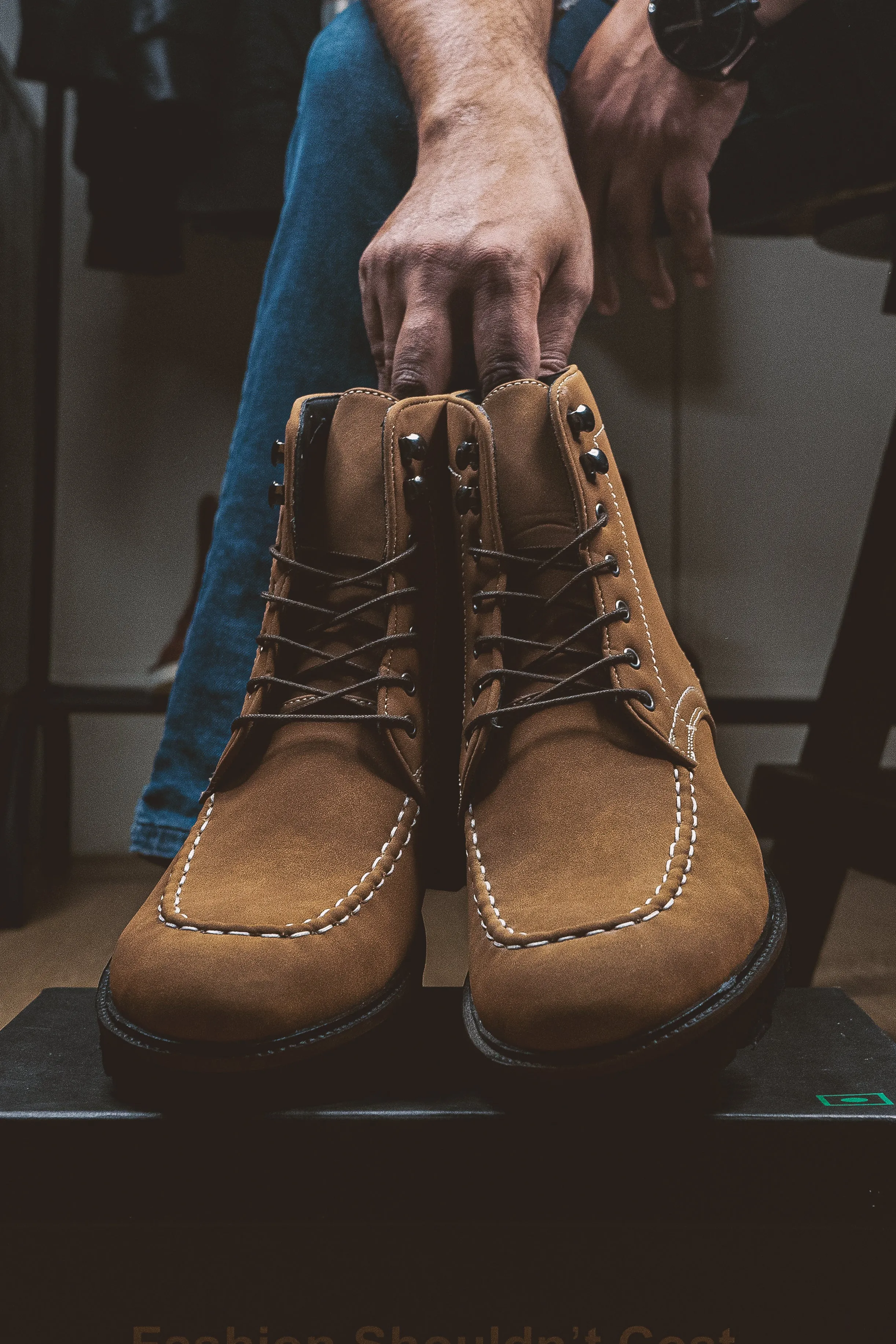 Sentinel Cinnamon Suede Boots
