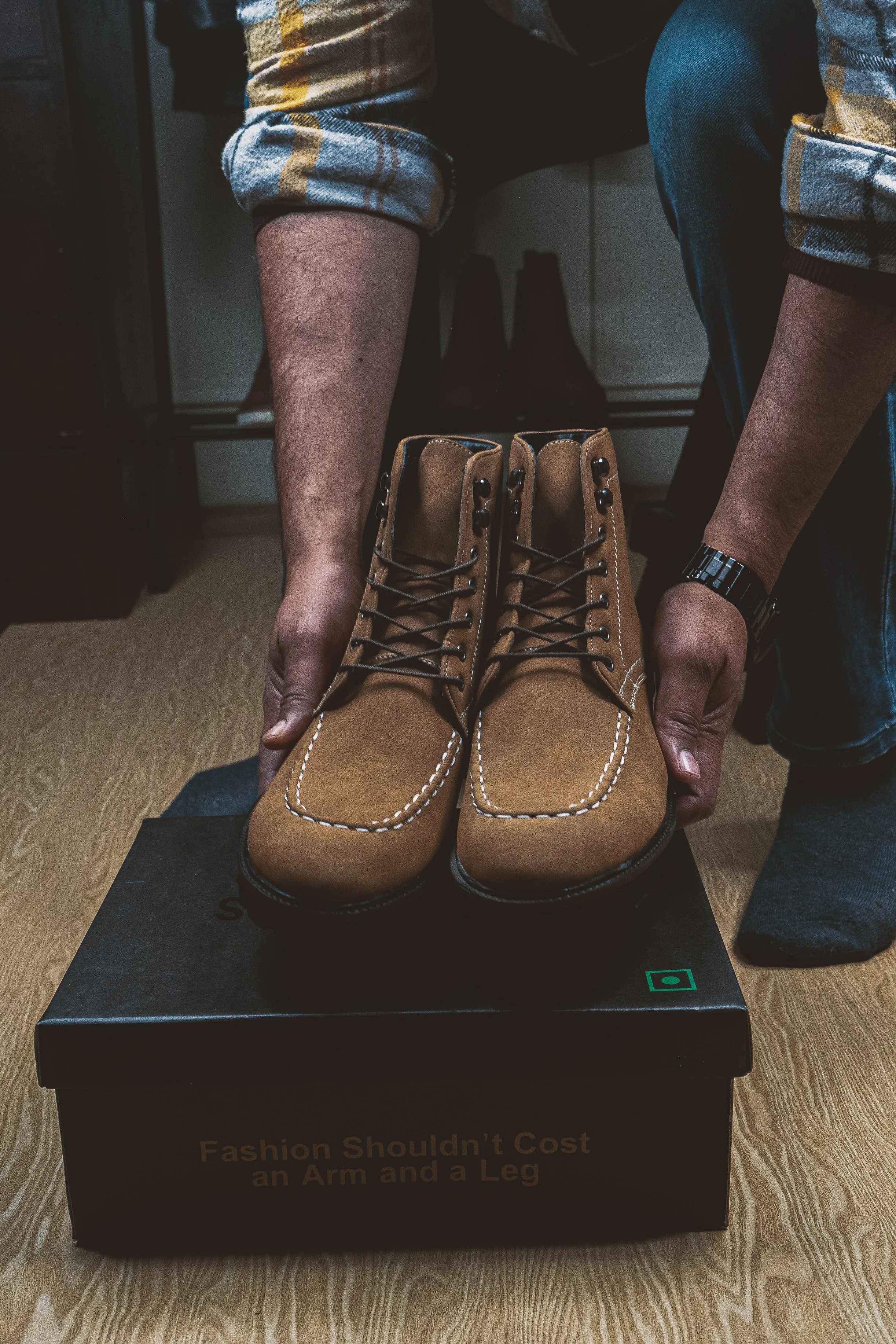 Sentinel Cinnamon Suede Boots