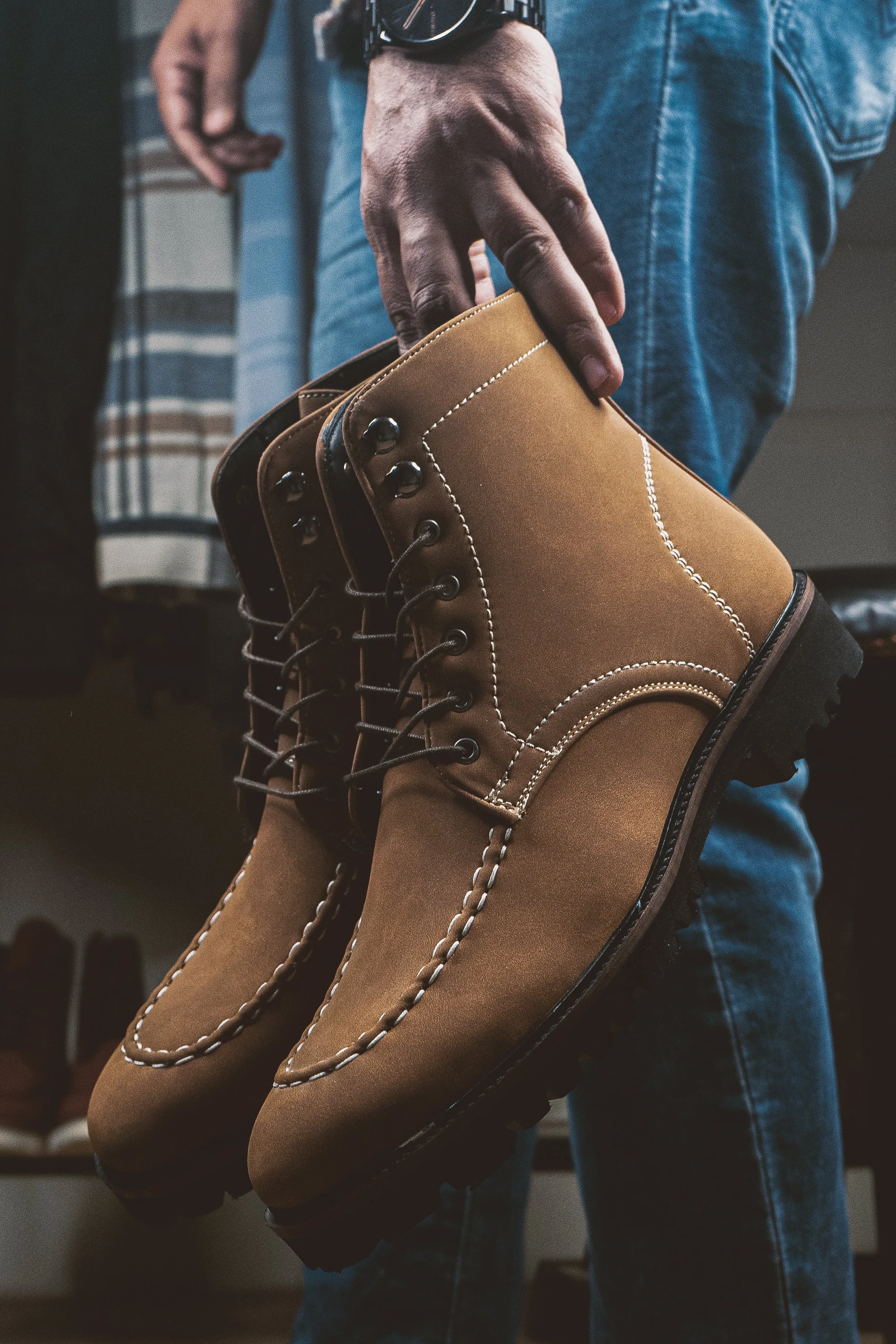Sentinel Cinnamon Suede Boots