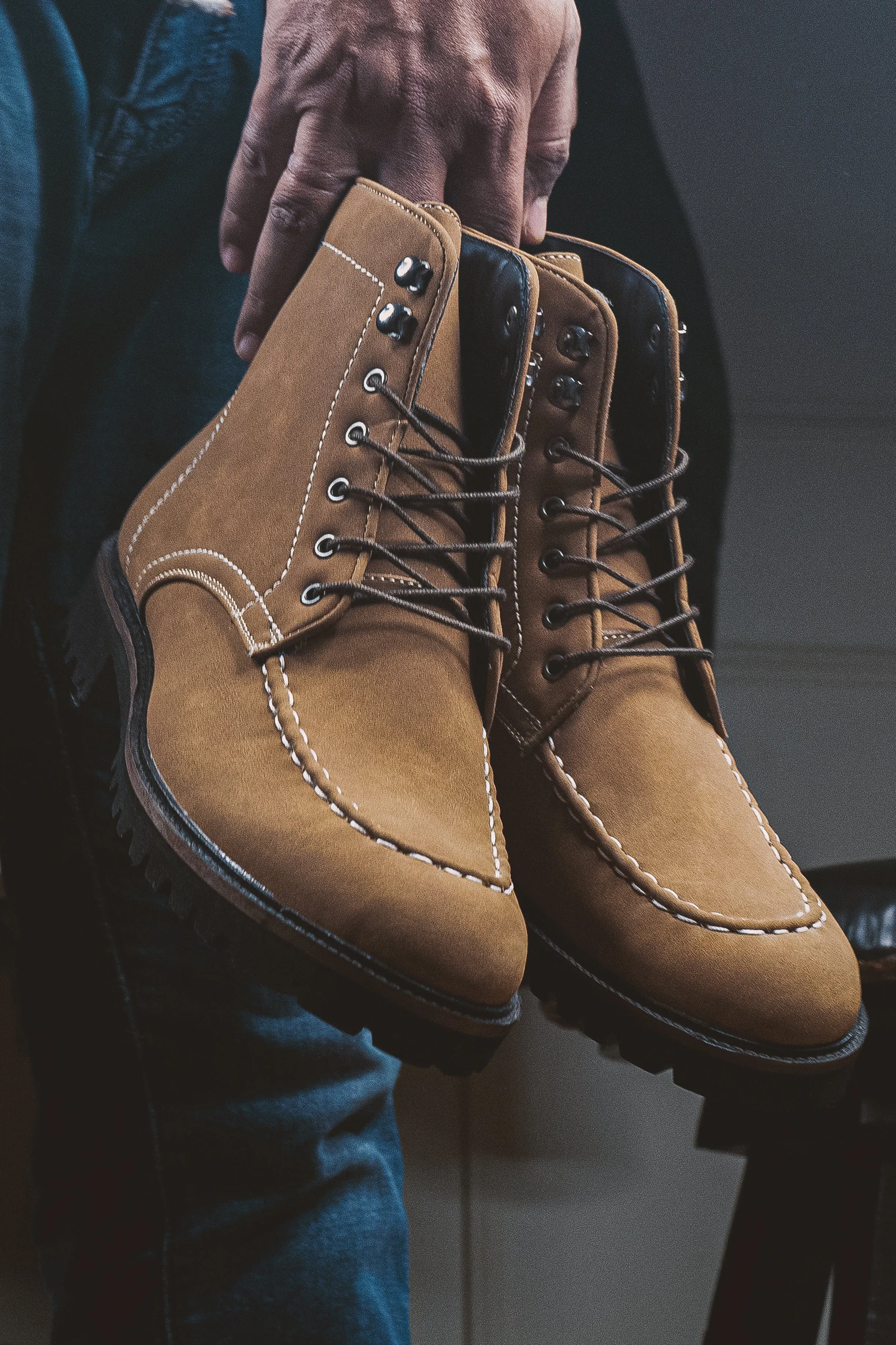 Sentinel Cinnamon Suede Boots