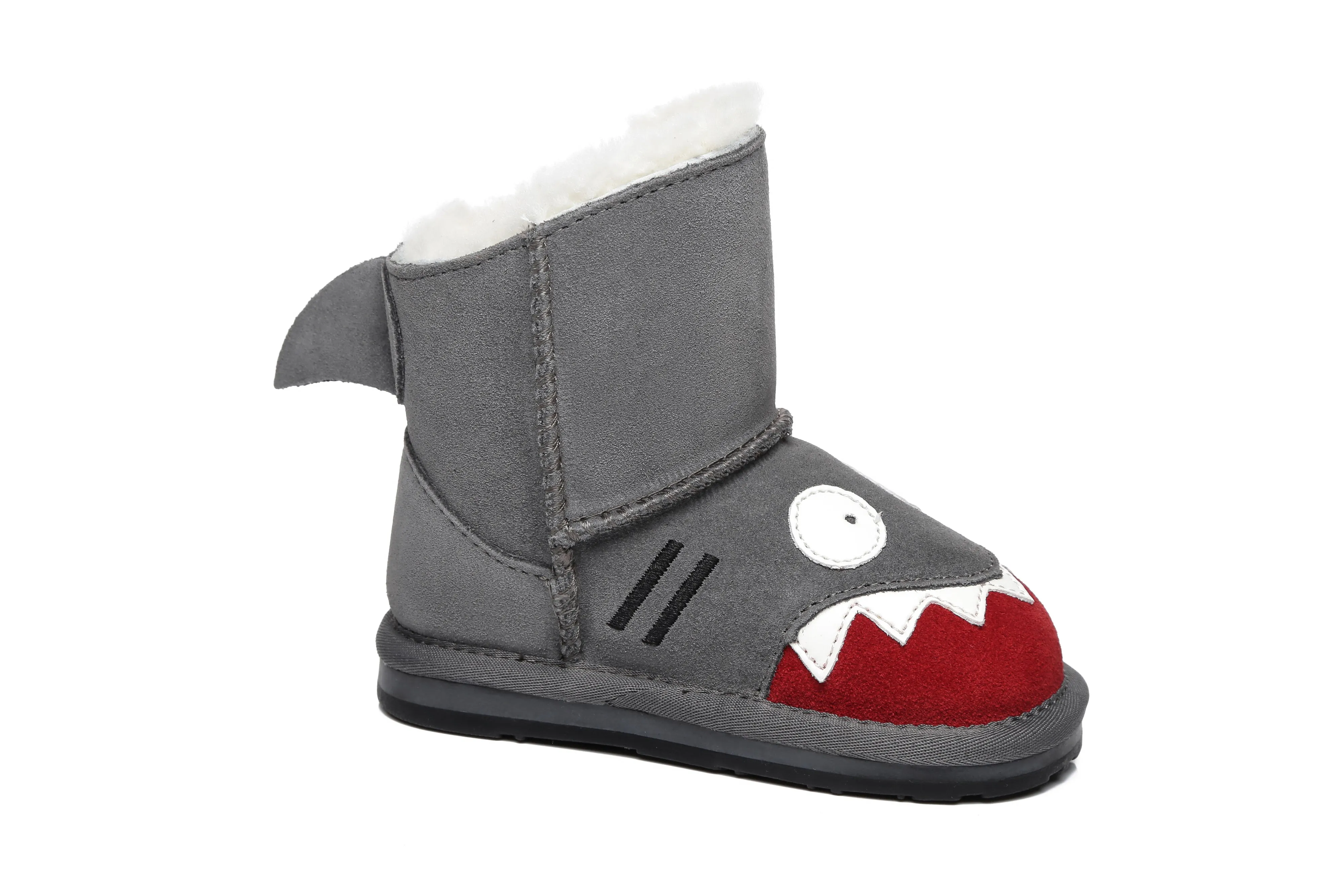 Shark Sheepskin Boots Toddler