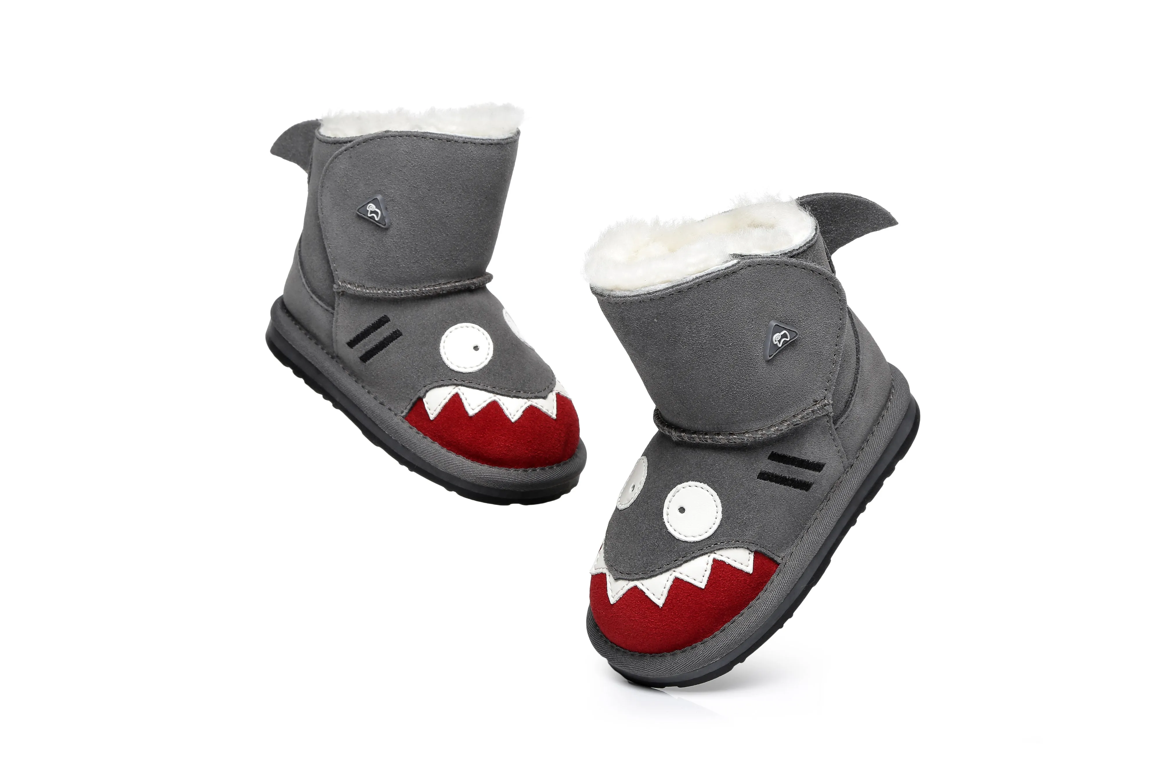 Shark Sheepskin Boots Toddler