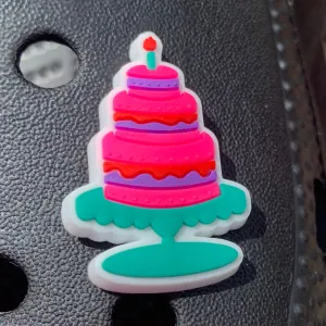 SHOE CHARMS - BIRTHDAY CAKE