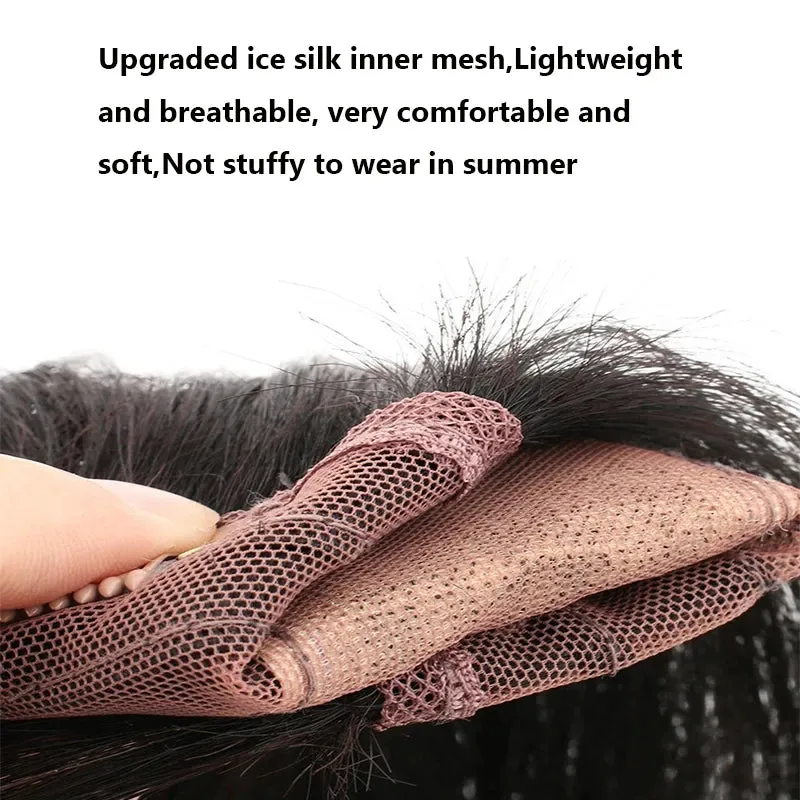 Silk Base Top Real Human Hair Extension With Thin Breathable Blonde Hair Toppers