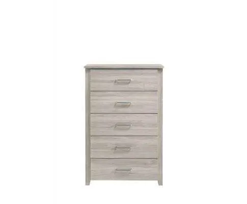 Six Chest Of Drawers Tallboy - White Oak