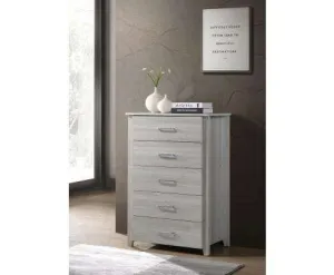 Six Chest Of Drawers Tallboy - White Oak