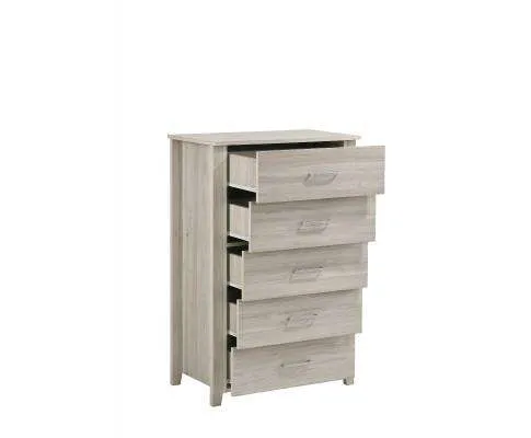 Six Chest Of Drawers Tallboy - White Oak