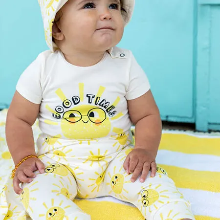 Smiley Sunshine Short Sleeve Bodysuit