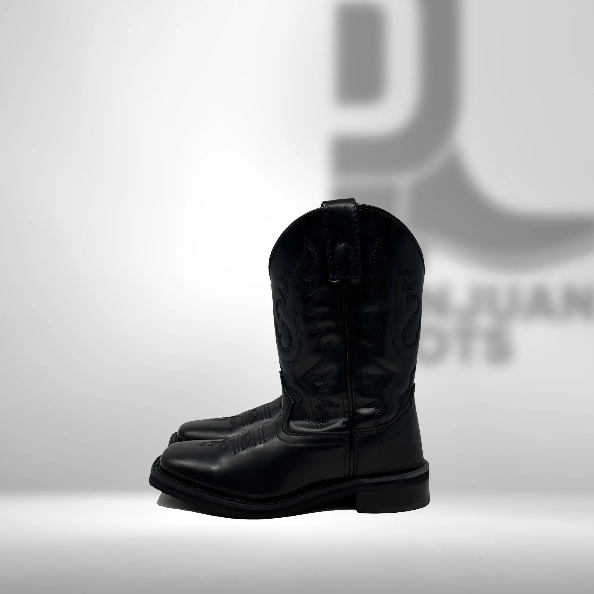 Smoky Mountain Children's Black Outlaw Boots 3756c