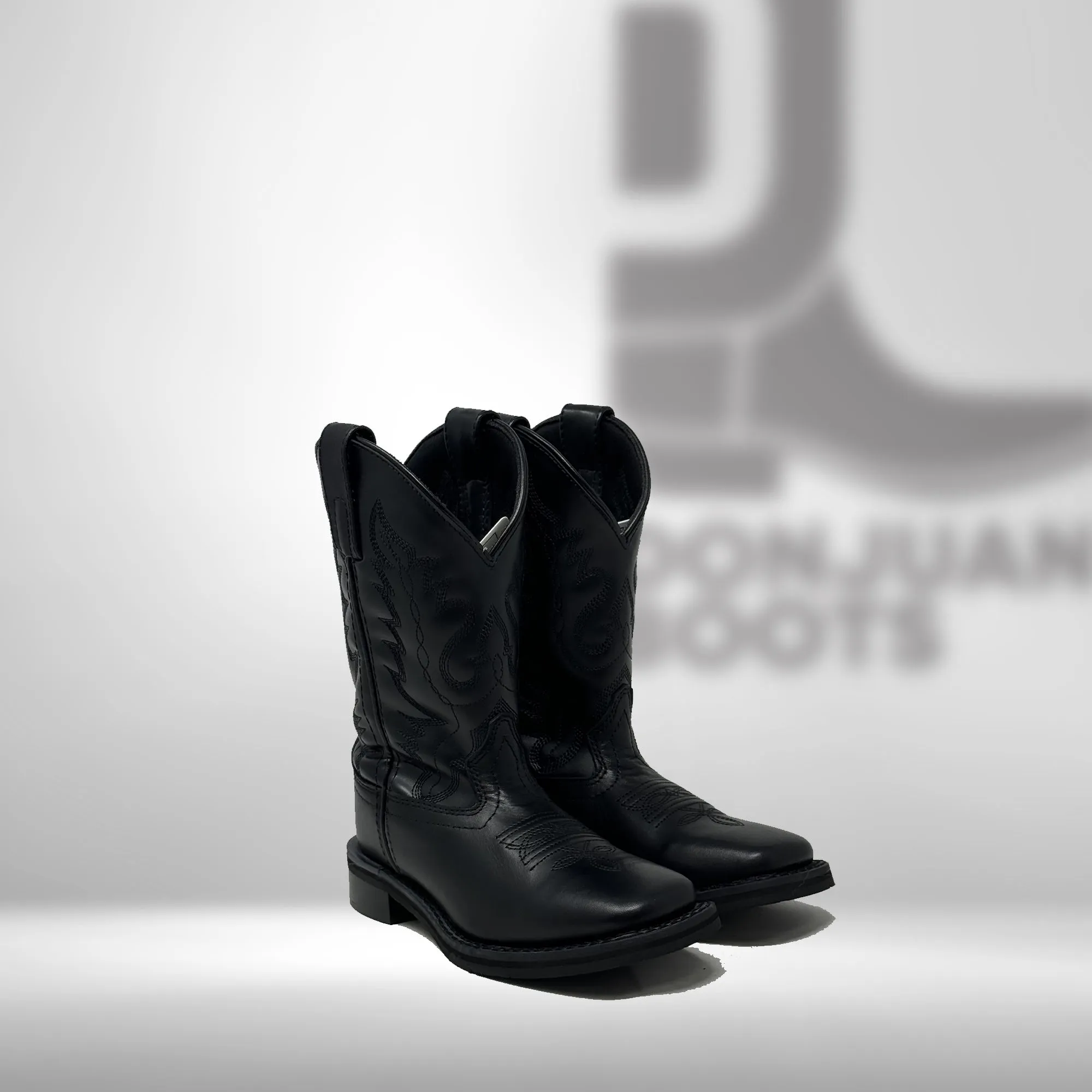 Smoky Mountain Children's Black Outlaw Boots 3756c