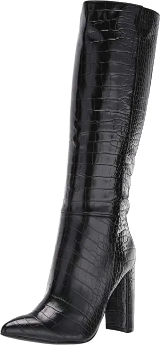 Steve Madden Women's Triumph Fashion Boot, Blue Crocodile, 10