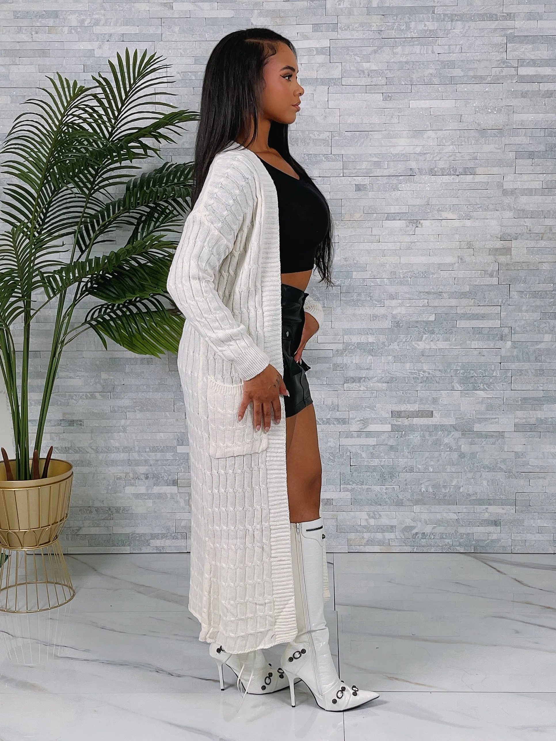 SW10P - LIGHTWEIGHT MAXI CARDIGAN (2PCS)