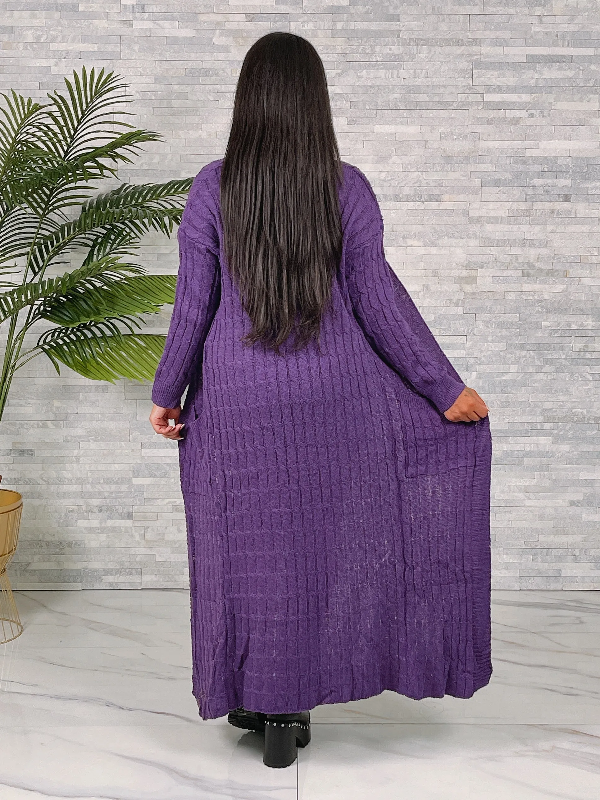SW10P - LIGHTWEIGHT MAXI CARDIGAN (2PCS)