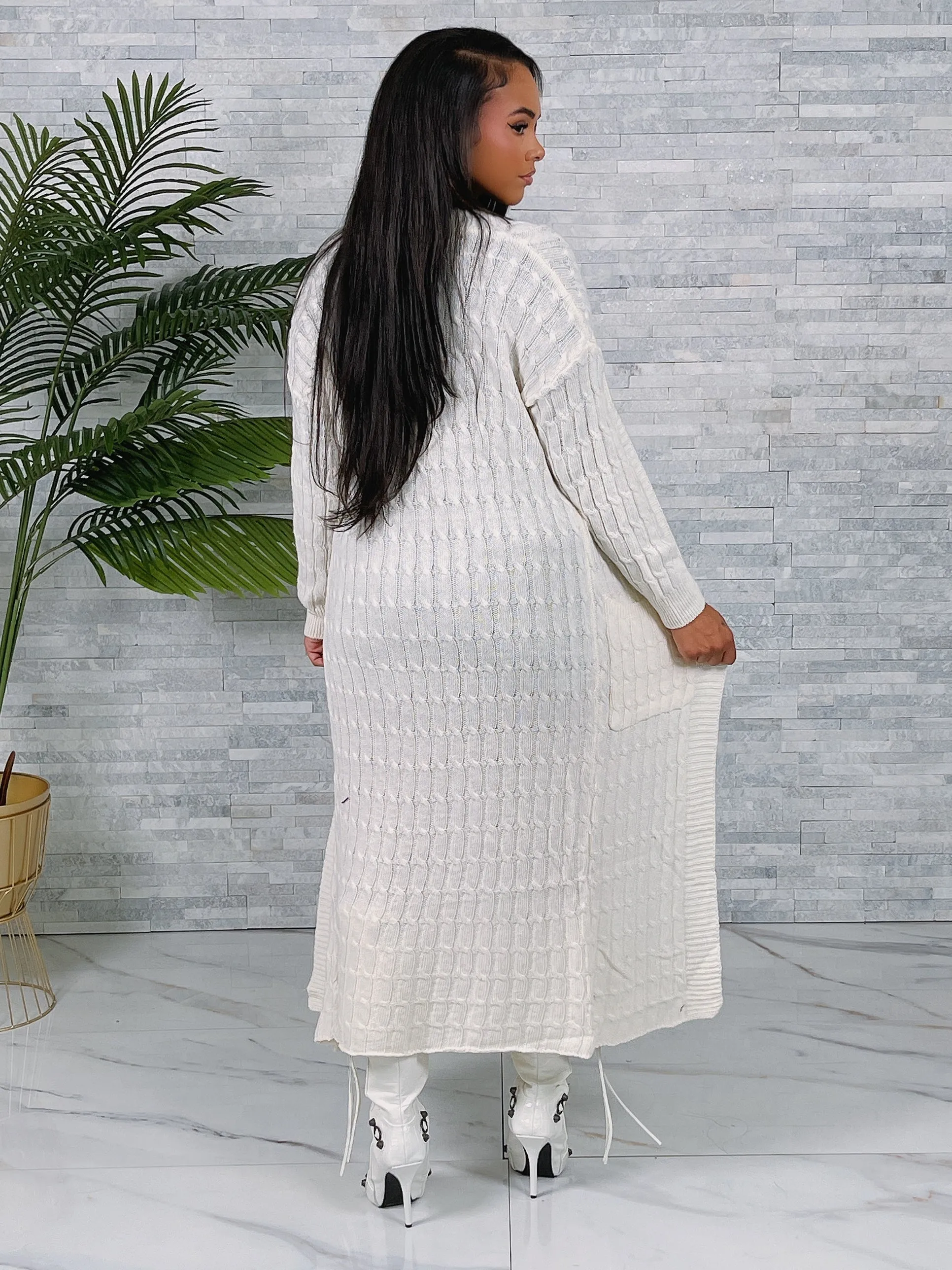 SW10P - LIGHTWEIGHT MAXI CARDIGAN (2PCS)
