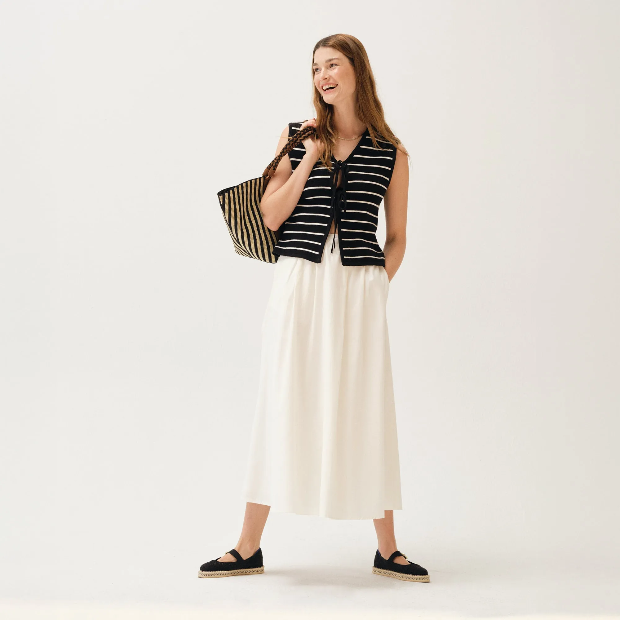 The Espadrille Mary Jane - Black