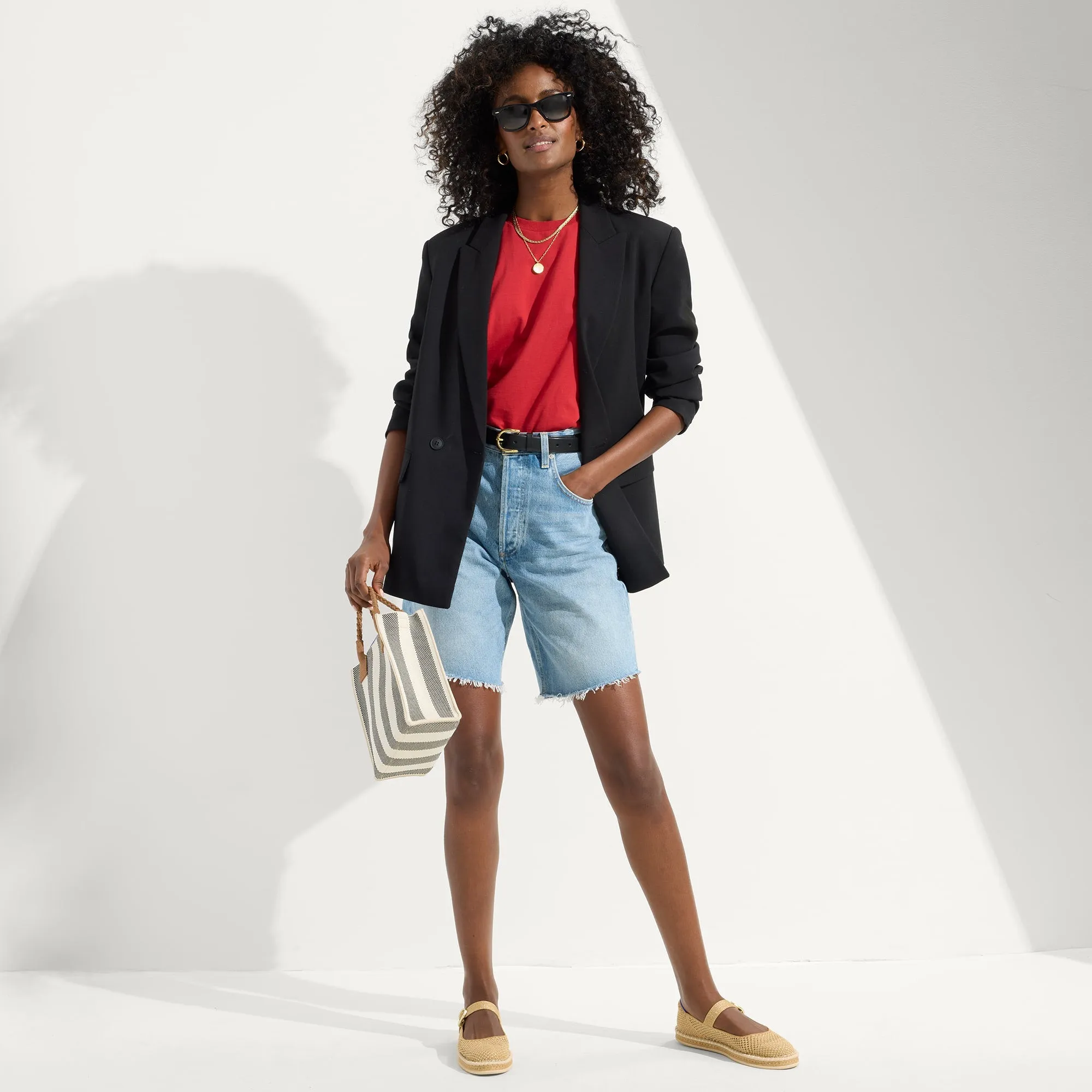 The Espadrille Mary Jane - Metallic Golden Sun