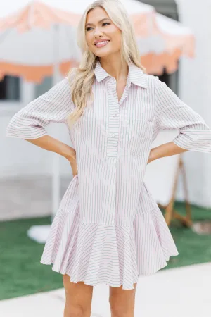 The Genuine Pink Striped Dress