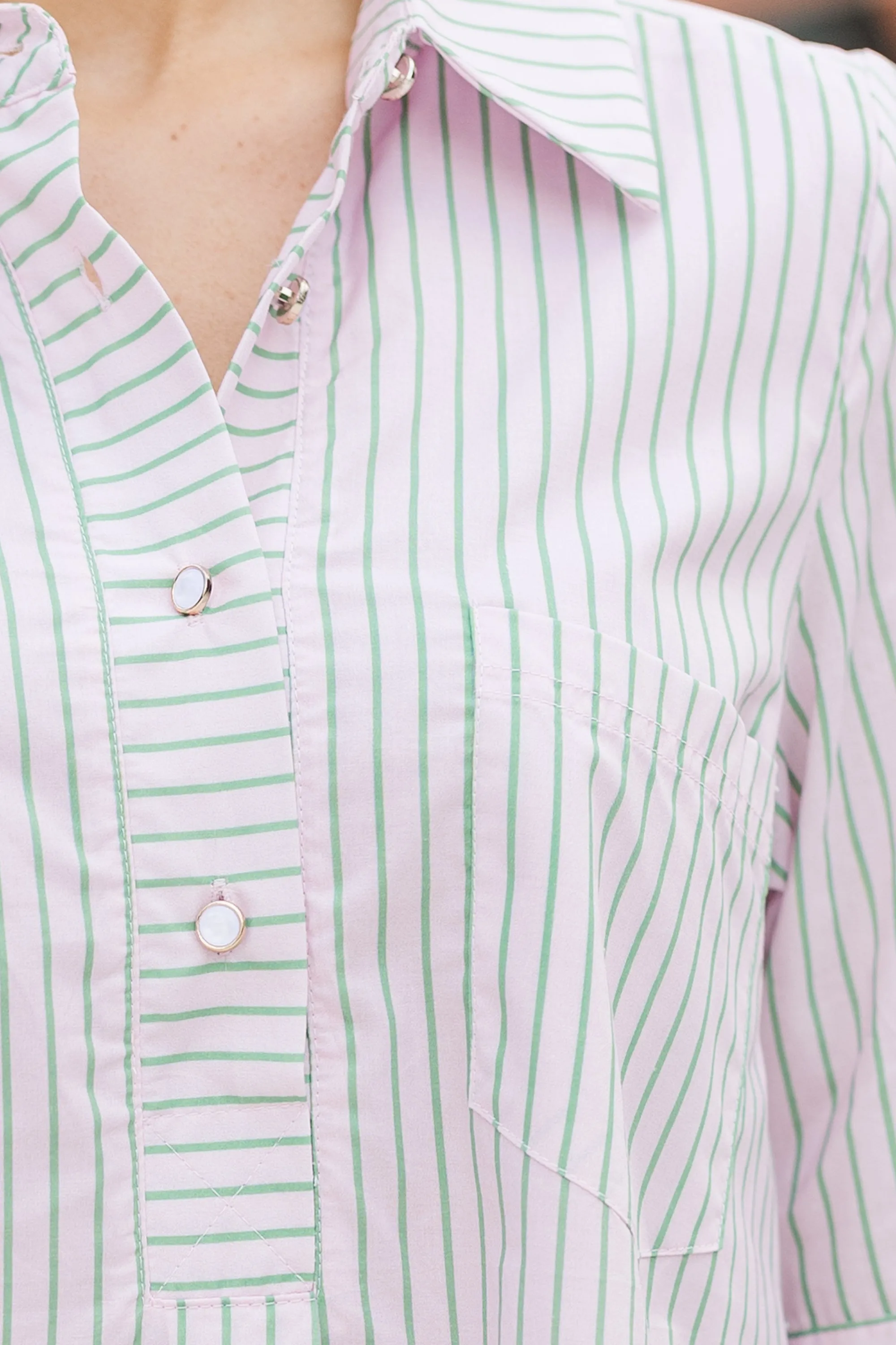 The Genuine Pink Striped Dress