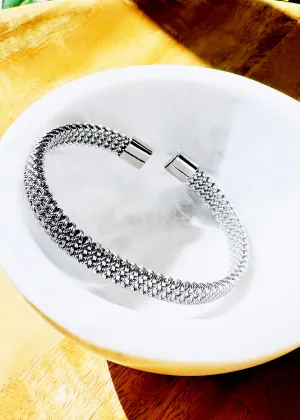 The "Hannah" Stainless Steel Cable Bracelet