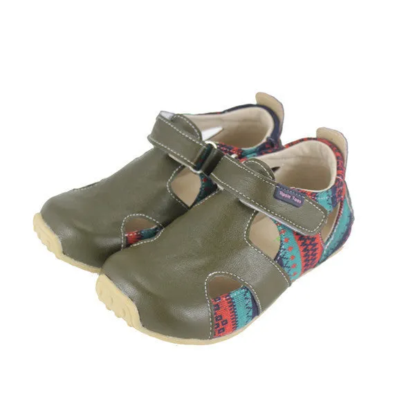 TipsieToes Brand High Quality Sheepskin Leather Kids Children Moccasins Sandals Shoes For Boys And Girls Summer 63102