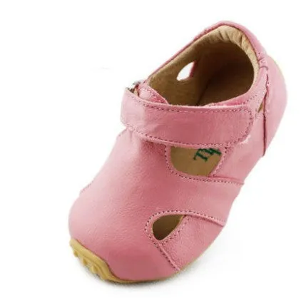 TipsieToes Brand High Quality Sheepskin Leather Kids Children Moccasins Sandals Shoes For Boys And Girls Summer 63102