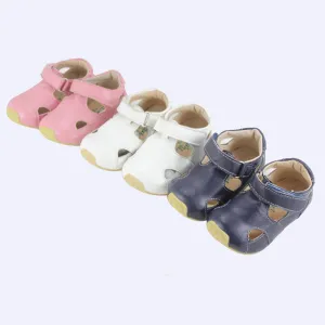 TipsieToes Brand High Quality Sheepskin Leather Kids Children Moccasins Sandals Shoes For Boys And Girls Summer 63102