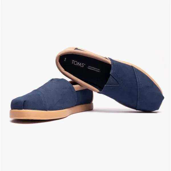 TOMS ALP FWD Mens Espadrille Navy/Tan Nubuck