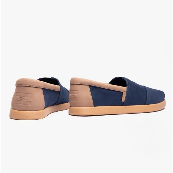 TOMS ALP FWD Mens Espadrille Navy/Tan Nubuck