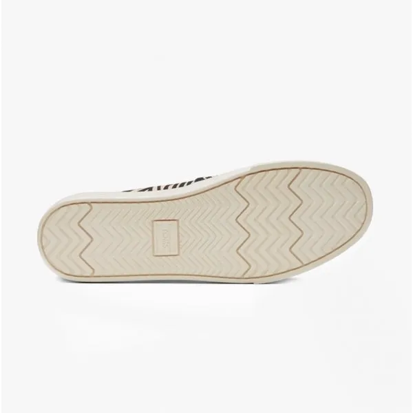TOMS ALPARGATA CUPSOLE TIGER Womens Cotton Slip-On Shoes Tan
