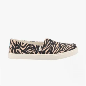 TOMS ALPARGATA CUPSOLE TIGER Womens Cotton Slip-On Shoes Tan