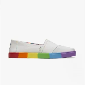 TOMS ALPARGATA CUPSOLE Womens Cotton Slip-On Shoes White