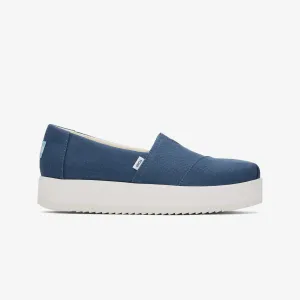 Toms | ALPARGATA MIDFORM ESPADRILLE  { BLUE