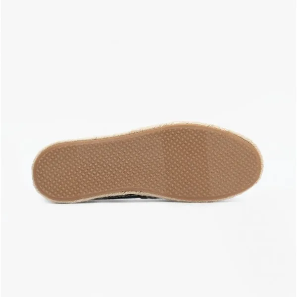 TOMS ALPARGATA ROPE Womens Cotton Espadrille Black
