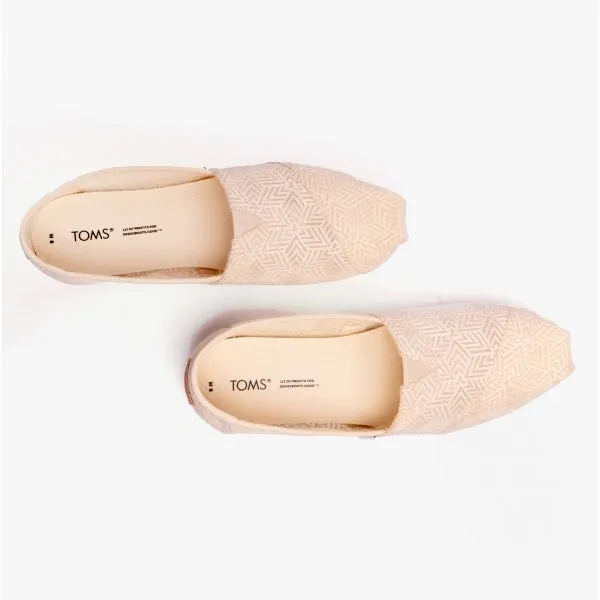 TOMS ALPARGATA Womens Geo Mosaic  Espadrille Natural