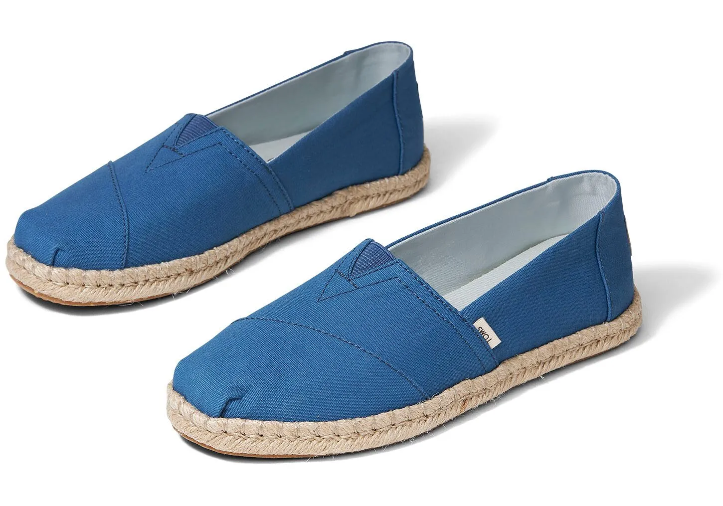 TOMS Women's Earthwise Collection Plant Dye Indigo Canvas Espradrilles Slip-Ons