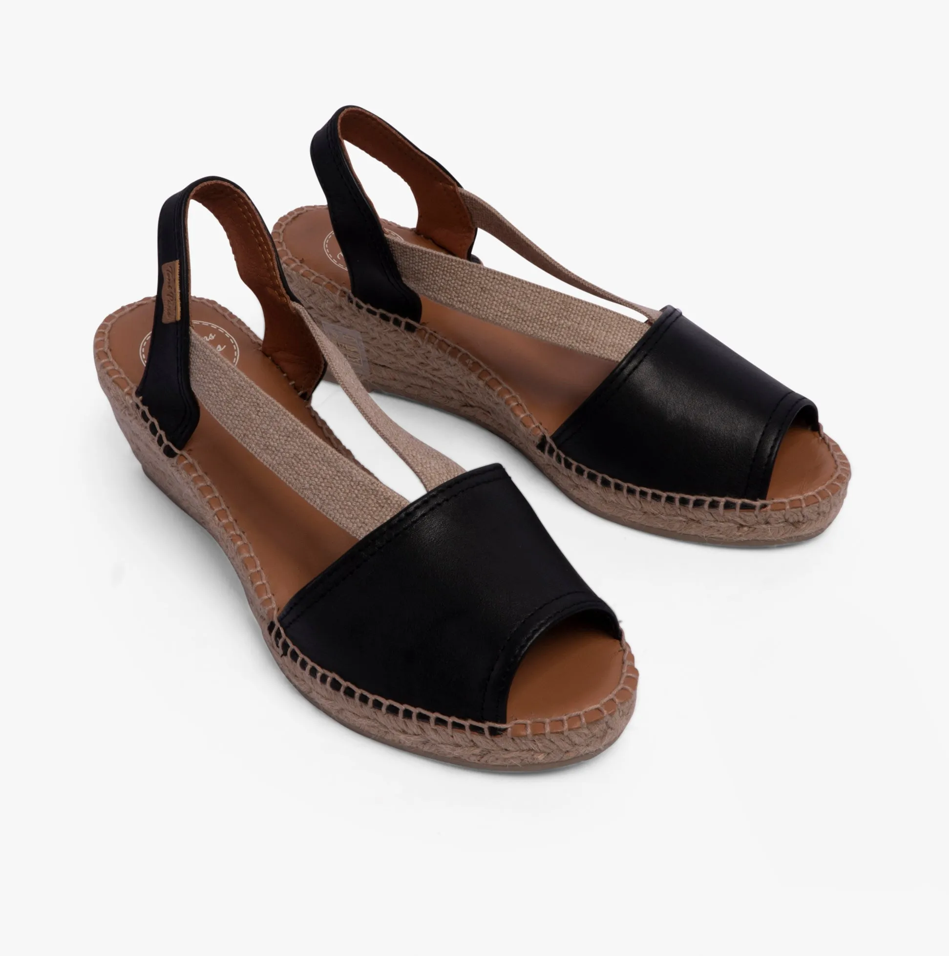 Toni Pons TEIDE-P Womens Espadrille Sandals Black