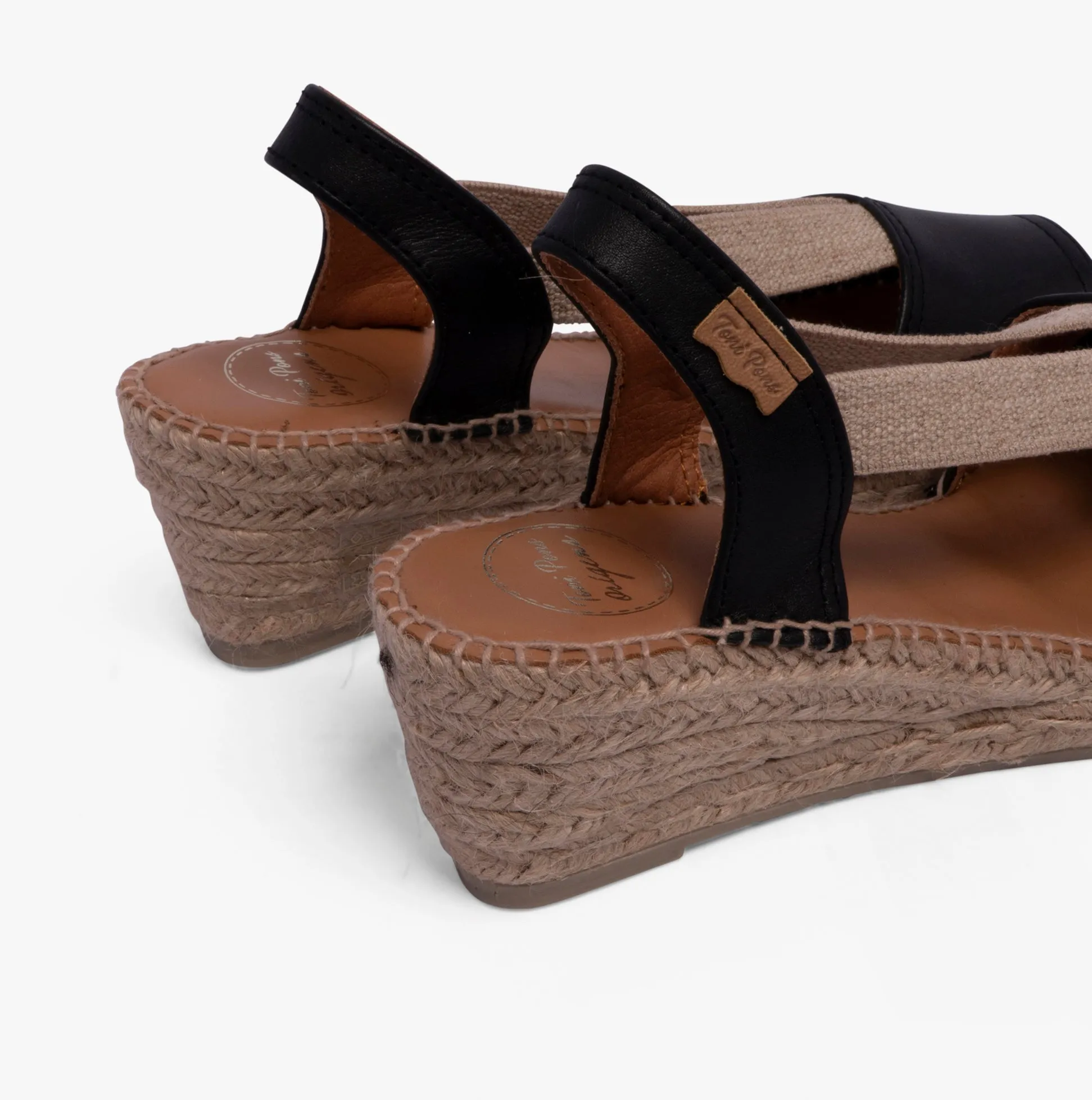 Toni Pons TEIDE-P Womens Espadrille Sandals Black