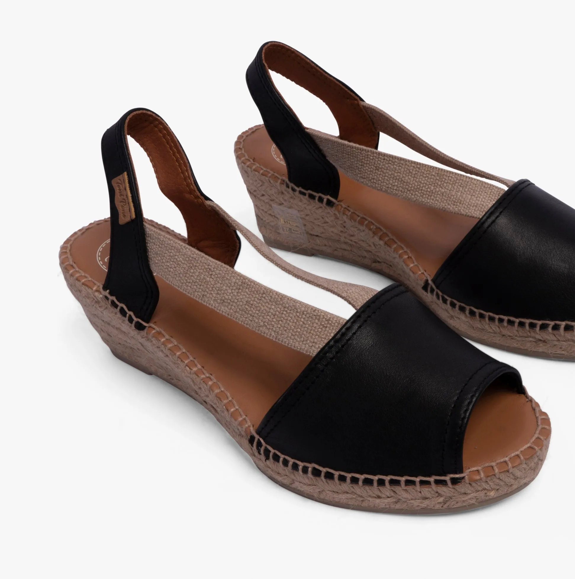 Toni Pons TEIDE-P Womens Espadrille Sandals Black