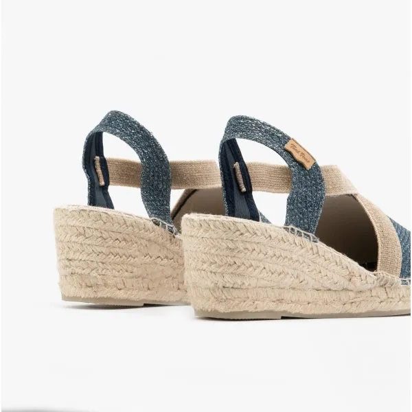 Toni Pons TRITON Womens Espadrille Sandals Navy