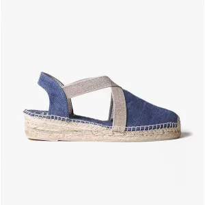 Toni Pons VERDI Womens Vegan Espadrilles Sandals Blue