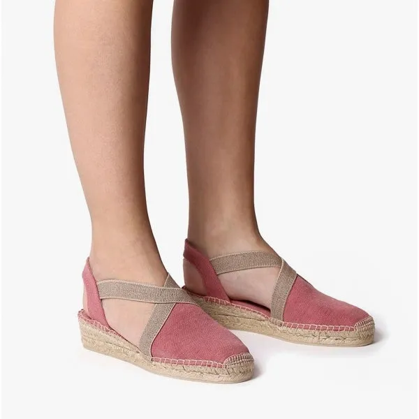 Toni Pons VERDI Womens Vegan Espadrilles Sandals Blush