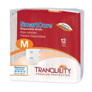 Tranquility SmartCore Breathable Briefs, Medium, Case/96 (8/12s)