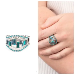 Treasure Chest Charm - Blue