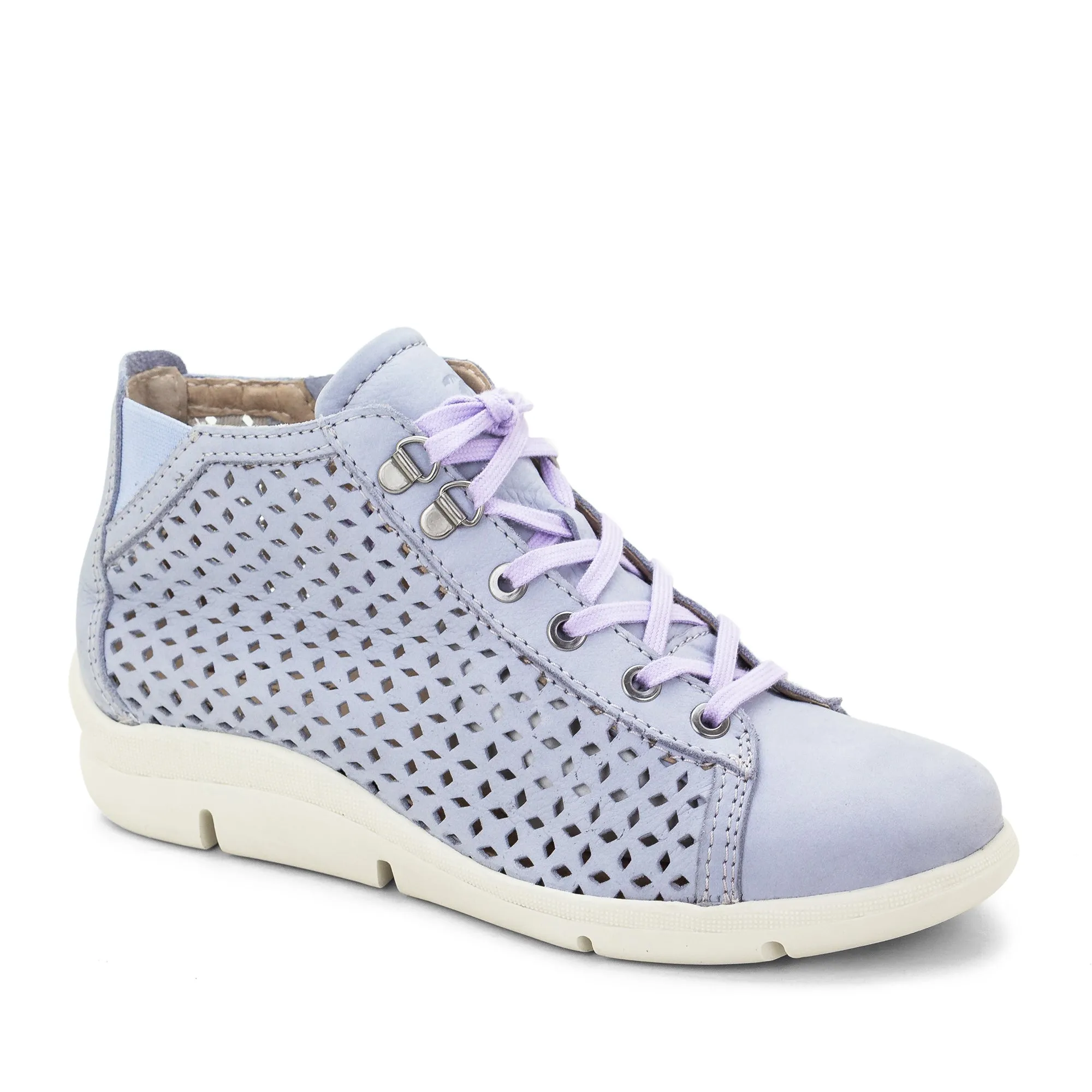 Victoria Perforated Leather Summer Bootie