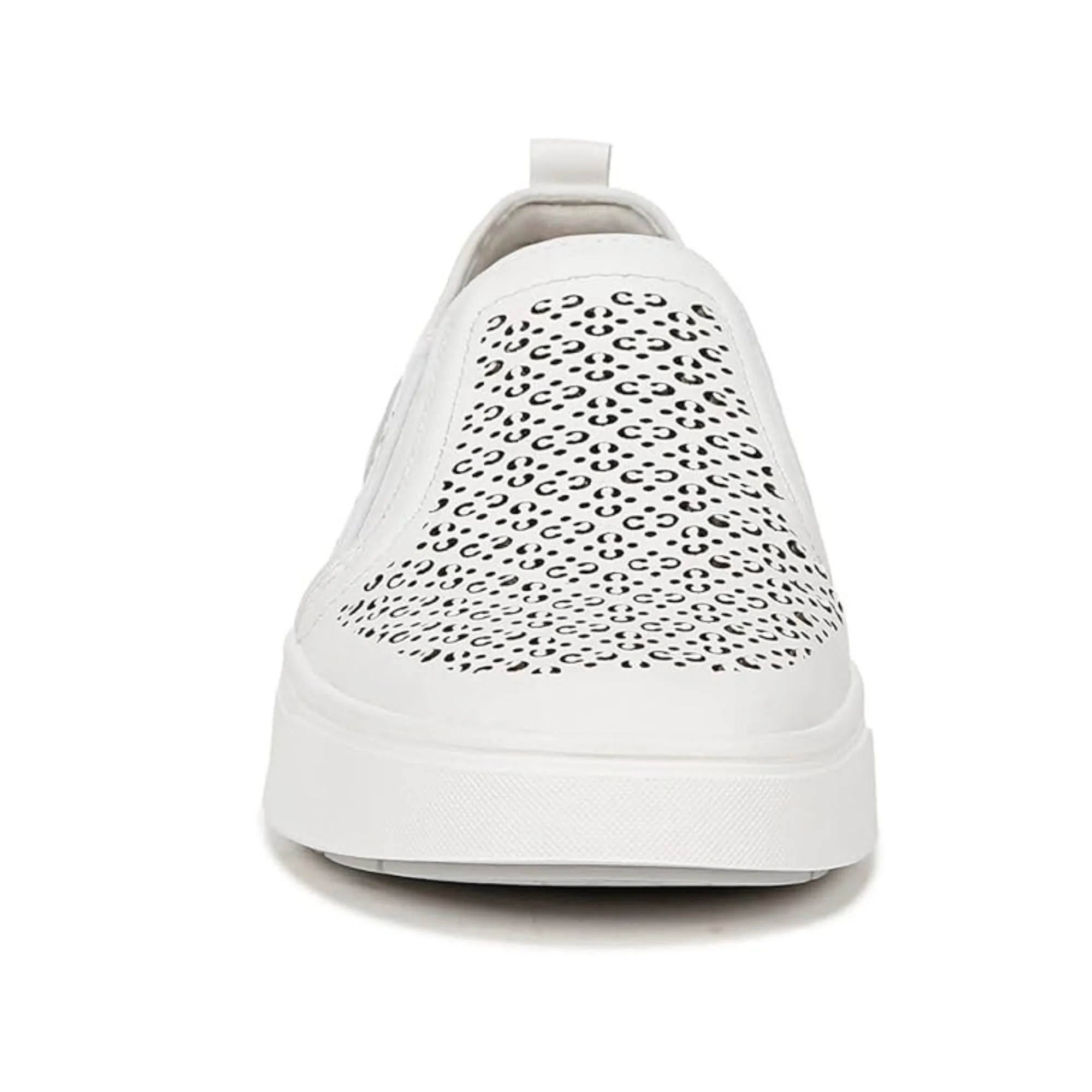 Vionic Women's Uptown Slip-ons Loafer Kimmie Perf White Leather
