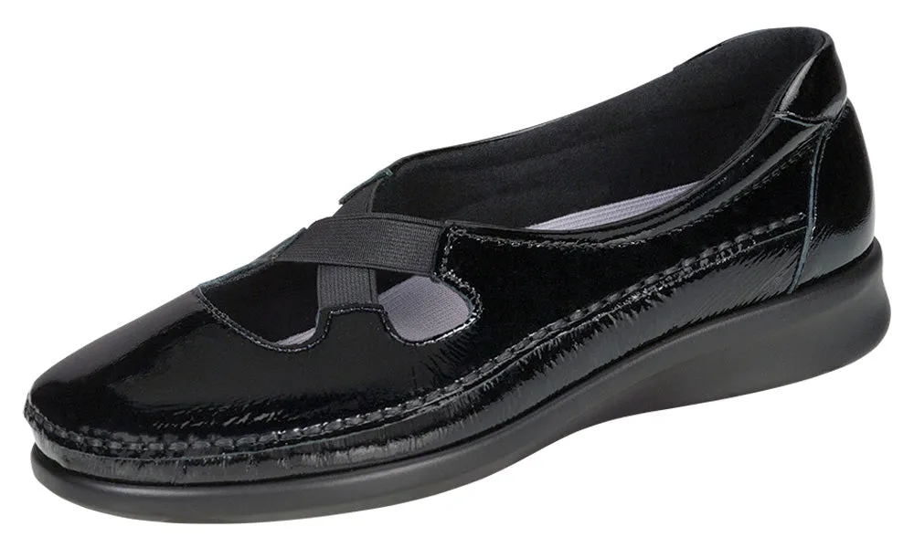 Women's Crissy Slip On Loafer in Black Patent