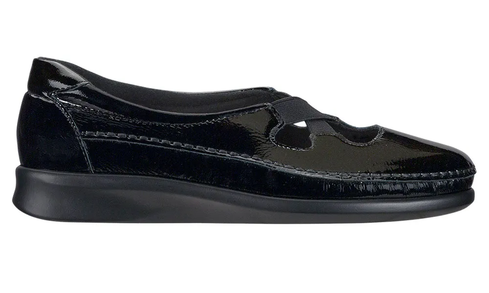 Women's Crissy Slip On Loafer in Black Patent